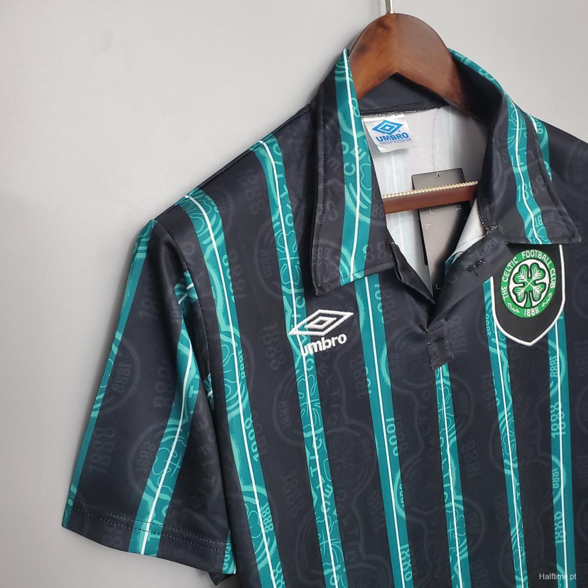 Retro Celtics 92/93 away Soccer Jersey