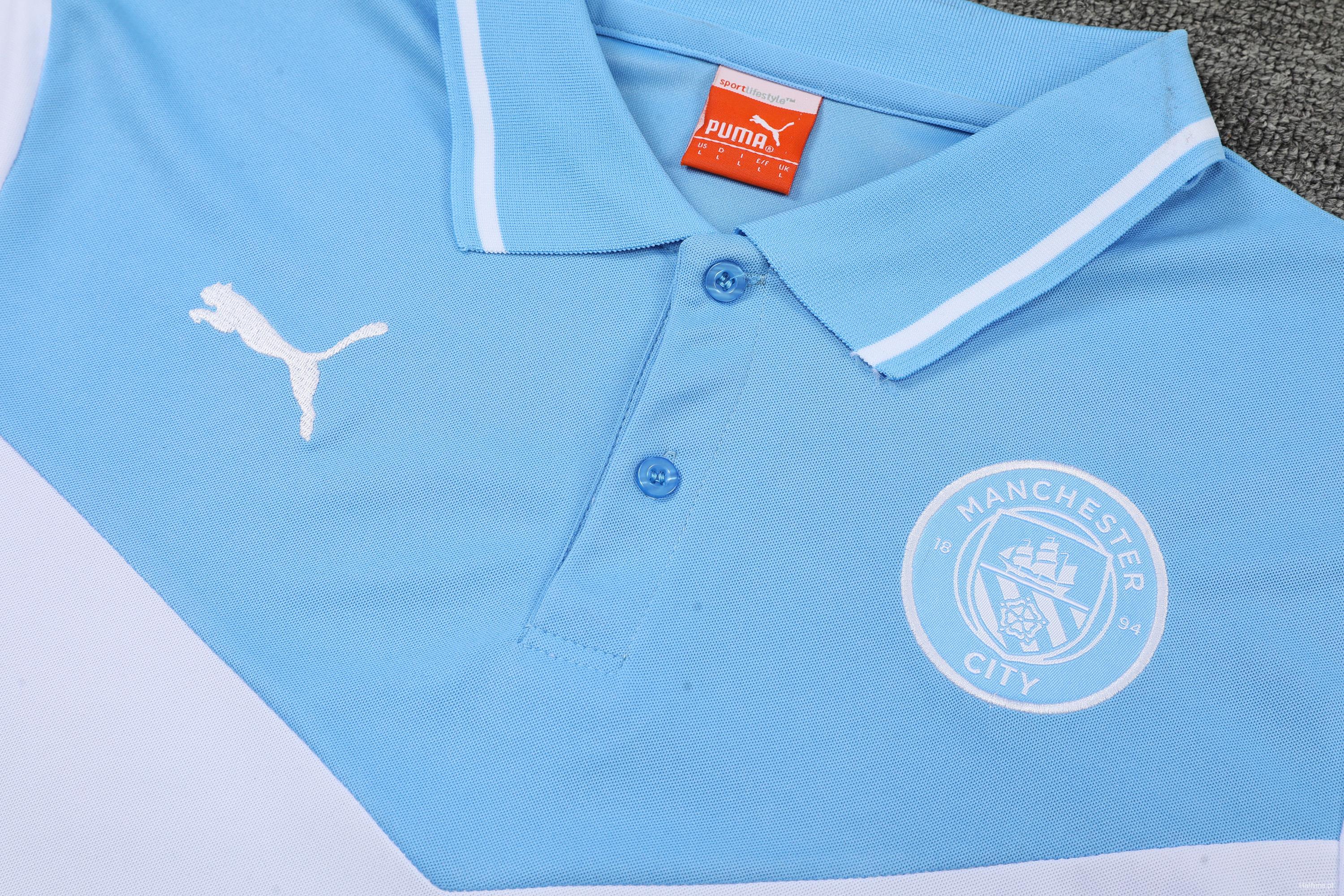 Manchester City POLO kit blue and white (not sold separately)