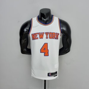 75th Anniversary Ross #4 New York Knicks White NBA Jersey