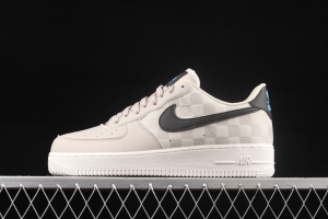 NIKE Air Force 1x 07 Low Checker Black Hook low Top Leisure Board shoes DC8877-200