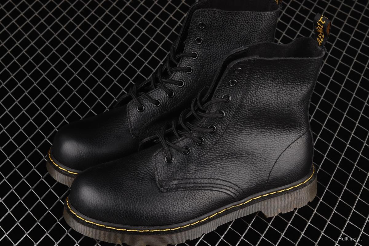 Dr.martens Martin Boot 1460 Series Litchi pattern soft Leather Gao Bang R11822206