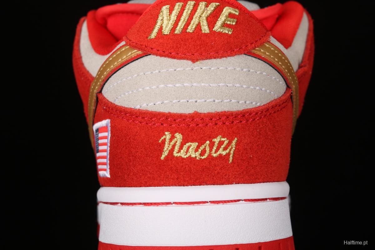 NIKE SB DUNK Low Nasty Boys American Flag Slam Dunk Series retro low-gang leisure sports skateboard 304292-610