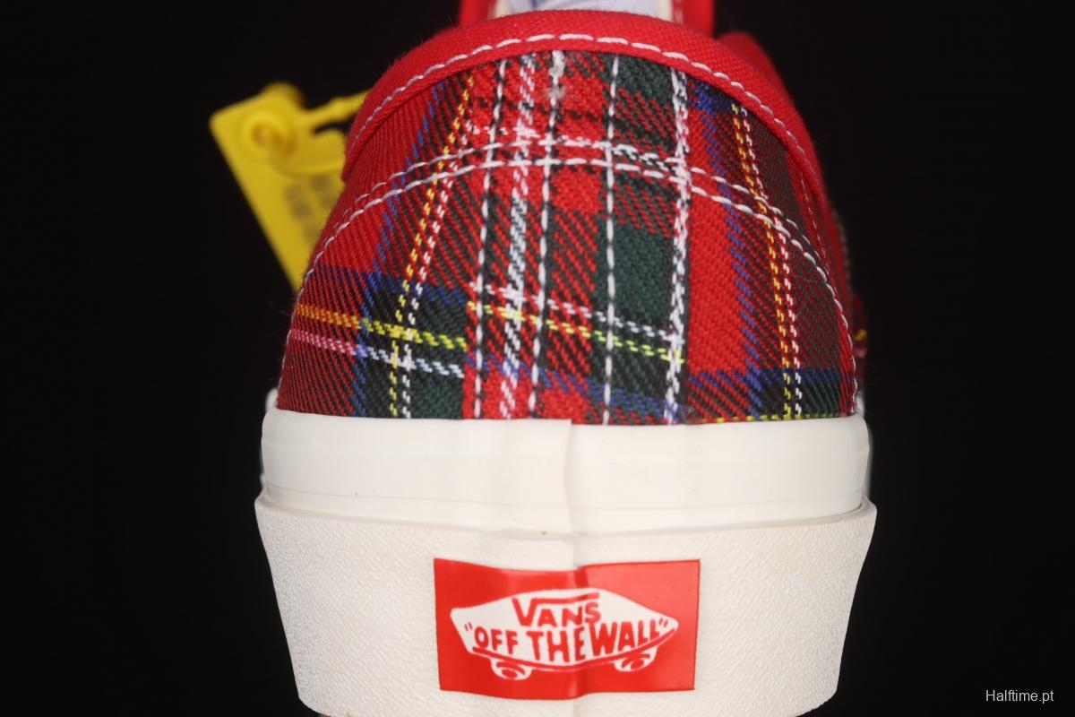 Pendleton x Vans Style 36 joint style Scottish stripe series low-top casual board shoes VN0A54F29GT