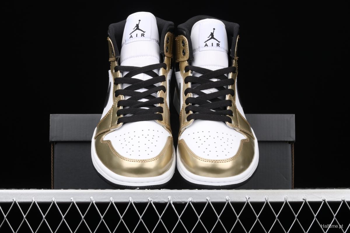 Air Jordan 1 Mid liquid gold DC1419-700