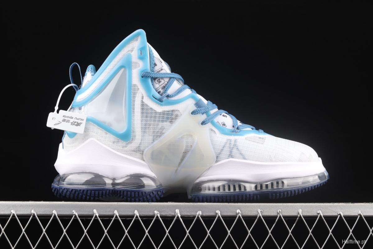 NIKE LeBron XIX EP James 19 generation ice blue slam dunk actual basketball shoes DC9342-100