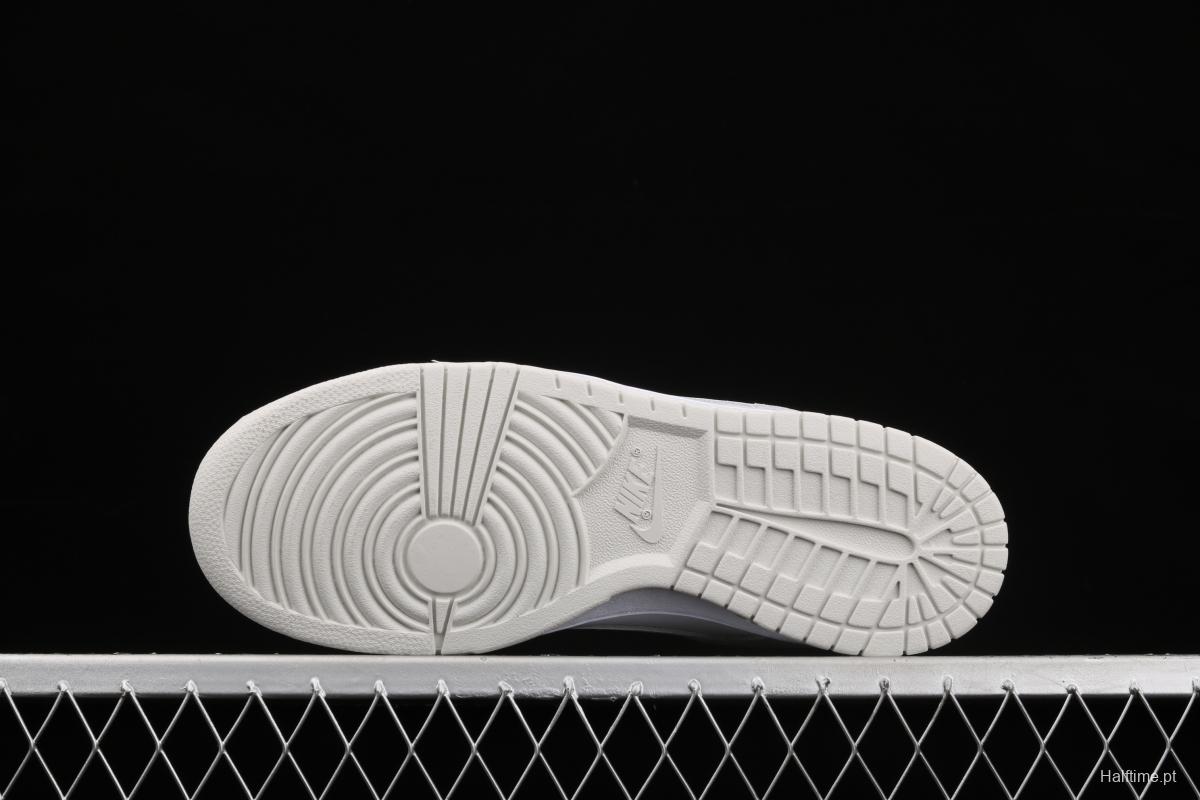 NIKE SB DUNK Low dunk series white light gray color matching low-side leisure sports skateboard shoes DD1503-103