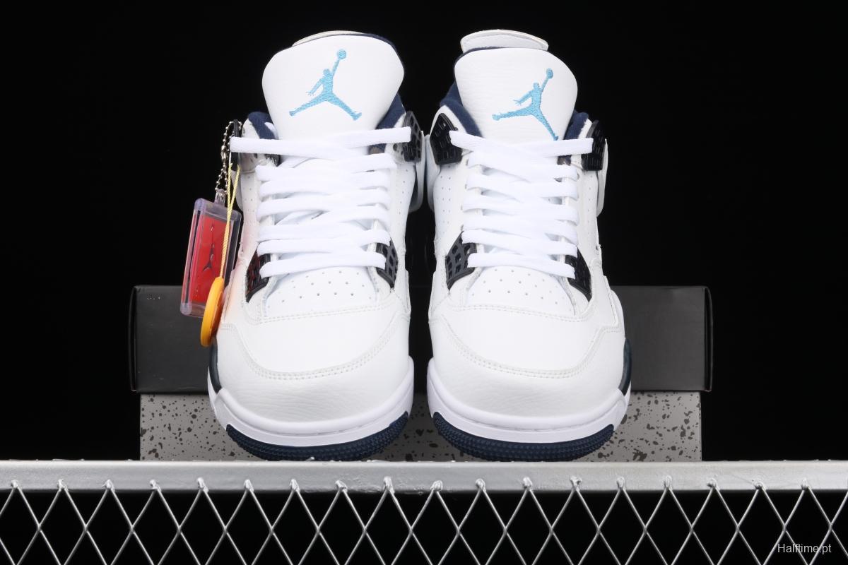 Air Jordan 4 Columbia Columbia White Blue 314254-107