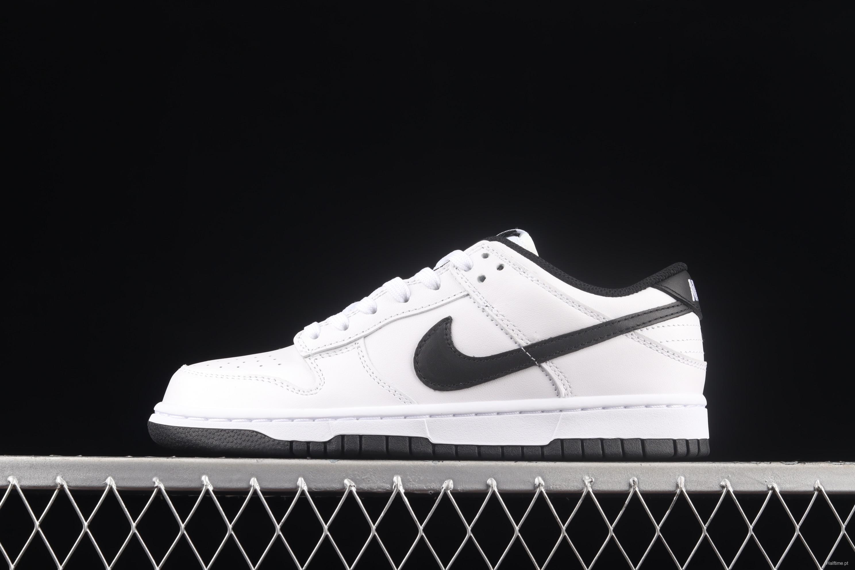 NIKE SB DUNK Low white and black color dunk series low-side leisure sports skateboard shoes DD1503-113