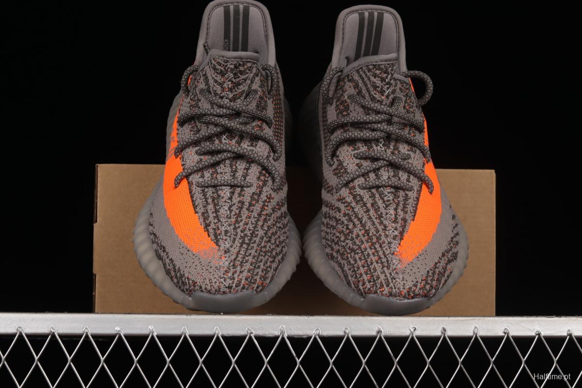 Adidas Yeezy 350 Boost V2 GW1229 Grey Orange Starry BASF Boost Original Bottom