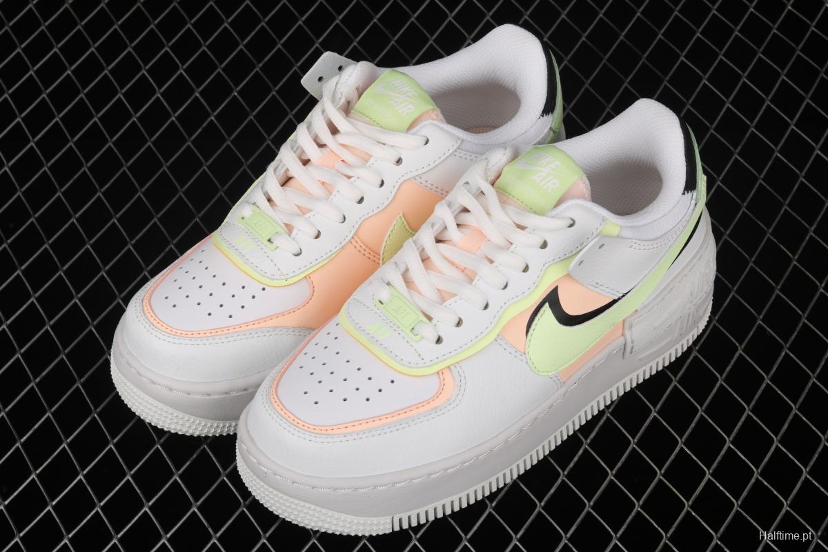 NIKE Air Force 1 ShAdidasow light weight heightened low-top 100-board shoes CI0919-107,