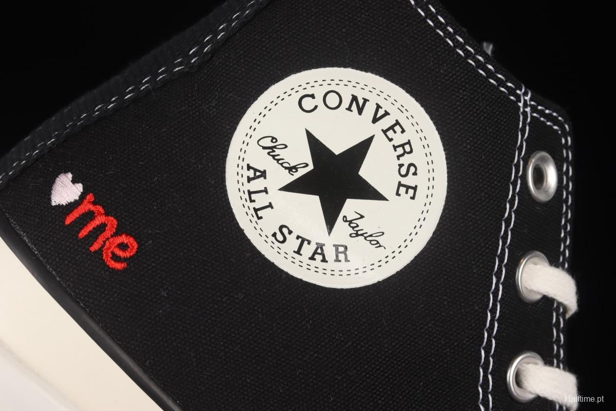 Converse Run Star HIKE pastry shoes 2022Valentine's Day Limited series thick soles and high upper board shoes AO1598C