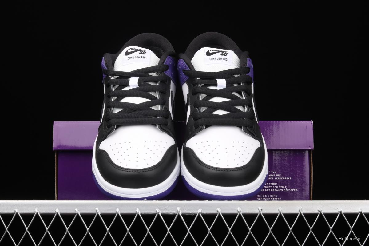 NIKE SB DUNK Low Court Purple black and purple North Carolina low-top leisure sports skateboard shoes BQ6817-500