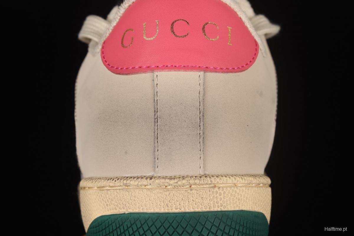 Gucci Distressed Screener Sneaker Gucci classic dirty shoes