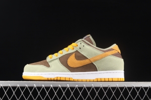 NIKE SB DUNK Low Prm green brown orange SB rebound fashion casual board shoes DH5360-300