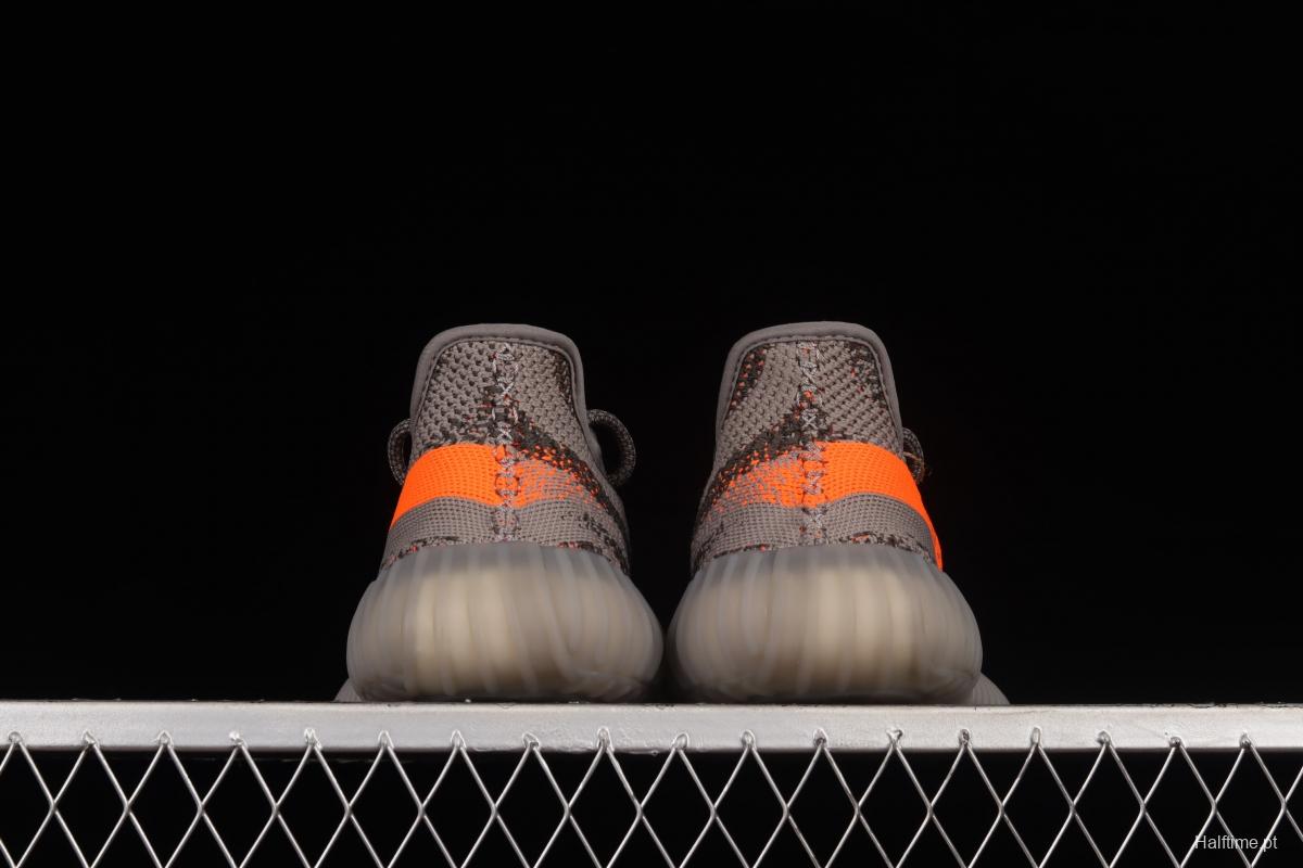 Adidas Yeezy 350 Boost V2 GW1229 Grey Orange Starry BASF Boost Original Bottom