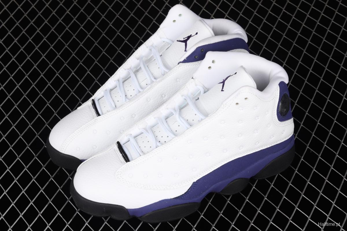 Air Jordan 13 Retro 3 White and purple 414571-105