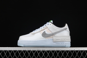 NIKE Air Force 1 ShAdidasow light weight heightened low-top 100-board shoes CV3027-001
