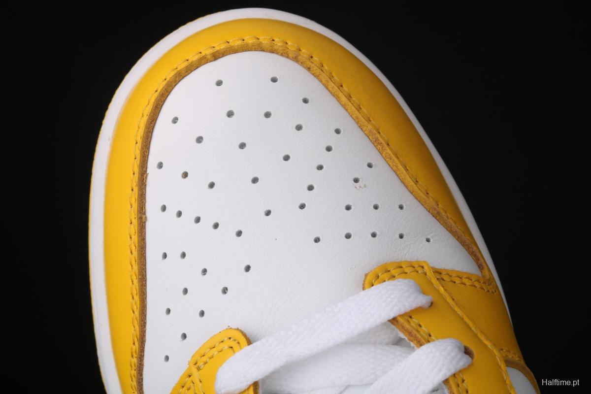 NIKE SB DUNK Low SP Syracuse yellow and white full-head low-top skateboard shoes CU1726-901