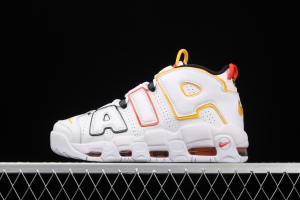 NIKE Air More Uptempo 96 QS Pippen Primary Series Classic High Street Leisure Sports Culture Basketball shoes DD9223-100