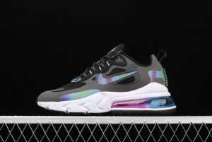 NIKE Air Max 270React new high-frequency mesh function half-palm air cushion cushioning running cloth shoes CT5064-001