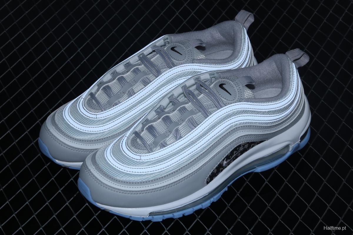 NIKE Air Max 97 Lx Dior color 3M reflective bullet air cushion running shoes AR8898-002