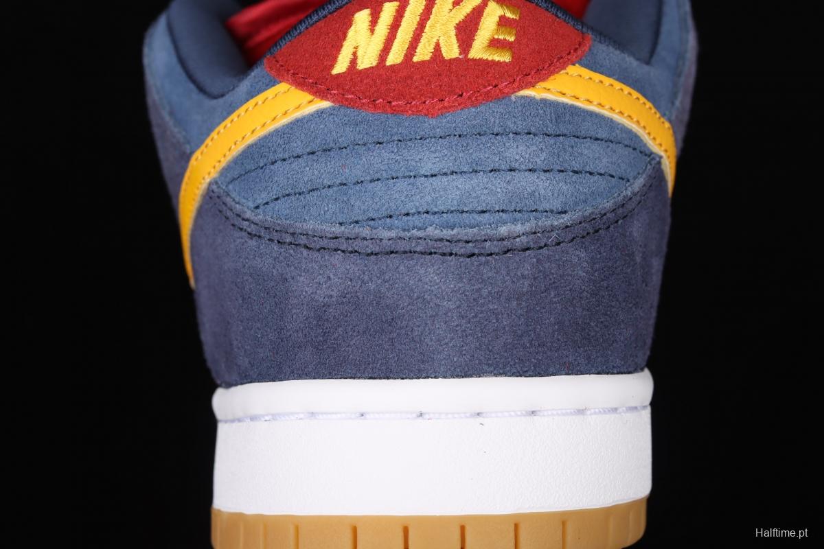 NIKE SB DUNK Low Barcelona Barcelona dress up color dunk series retro low-top skateboard shoes DJ0606-400