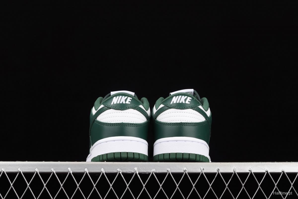 NIKE SB DUNK Low Team Green Michigan White and Green Slam Dunk Series low side Leisure Sports Skateboard shoes DD1391-101