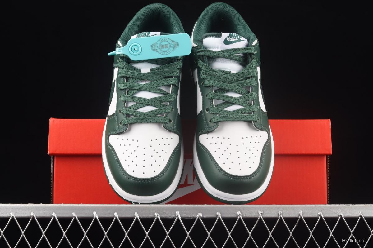 NIKE SB DUNK Low Team Green Michigan White and Green Slam Dunk Series low side Leisure Sports Skateboard shoes DD1391-101