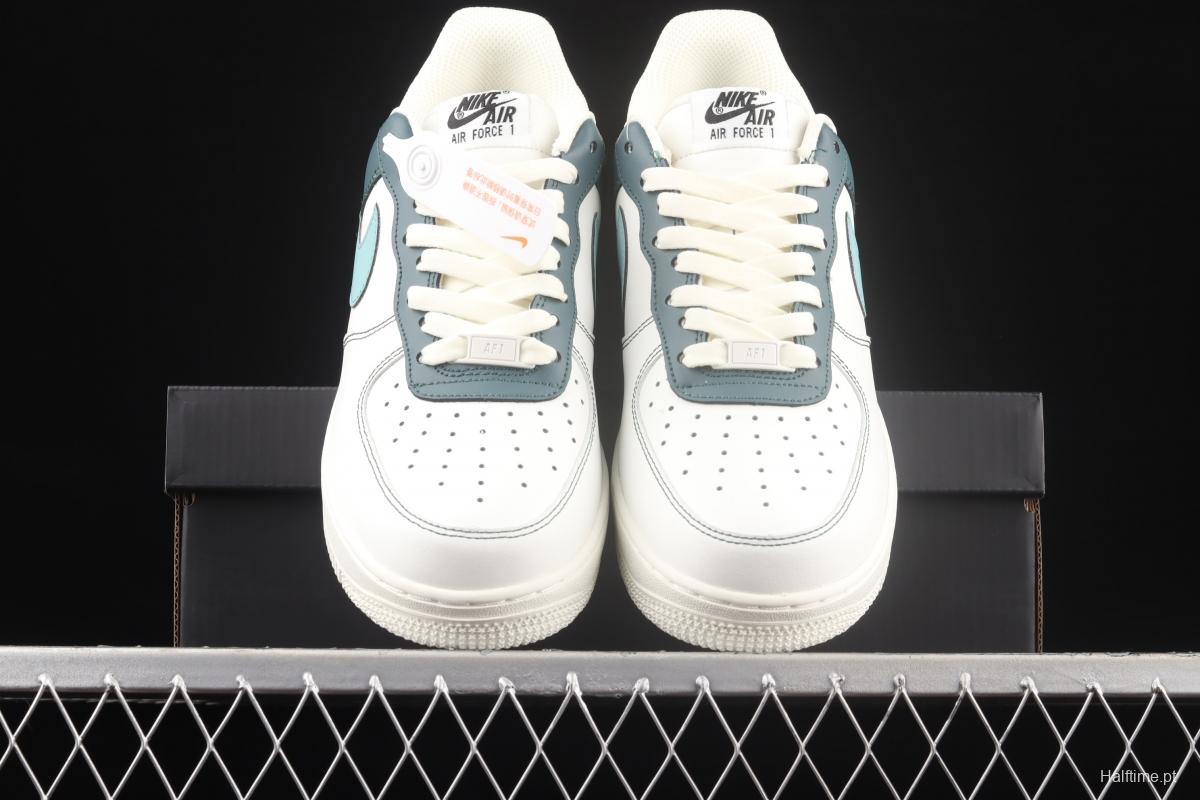 NIKE Air Force 11607 Low lake green color matching low-top casual board shoes LT0226-301