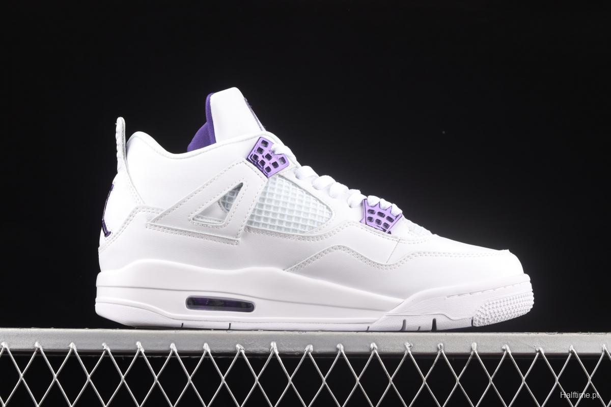 Air Jordan 4 Court Purple White and Purple head layer True Standard CT8527-115