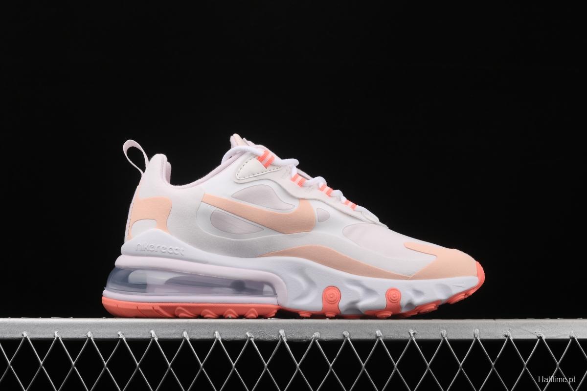 NIKE Air Max 270React new high-frequency mesh hollowing out function half-palm air cushion running shoes CJ0619-103