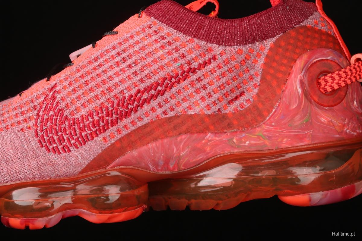 NIKE Air Vapormax 2020 Flyknit fly-woven fast lace full-palm air cushion jogging shoes CT1823-600