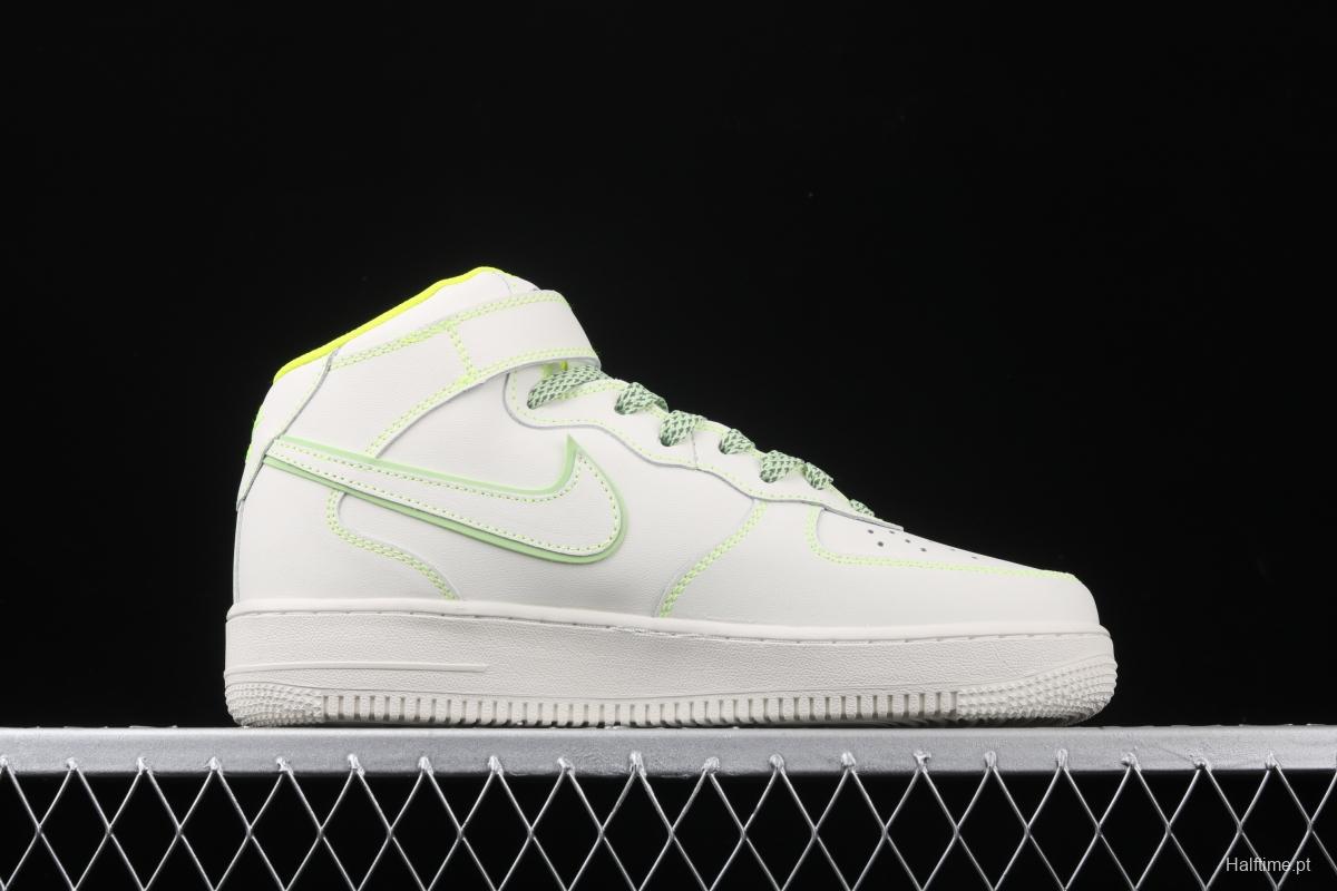 NIKE Air Force 1x 07 Mid 3M reflective Air Force casual board shoes AA1118-012