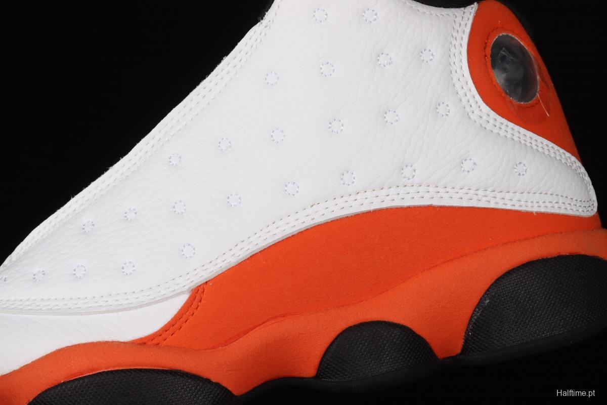 Air Jordan 13 Retro 3 White Orange 414571-108