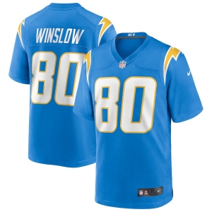 Men's Nike Mike Pouncey Powder Blue Los Angeles Chargers Game Jersey