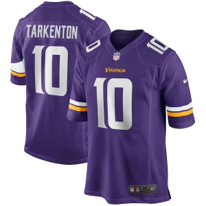 Men's Fran Tarkenton Purple Retired Player Limited Team Jersey