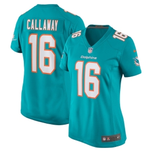 Women's Antonio Callaway Aqua Player Limited Team Jersey