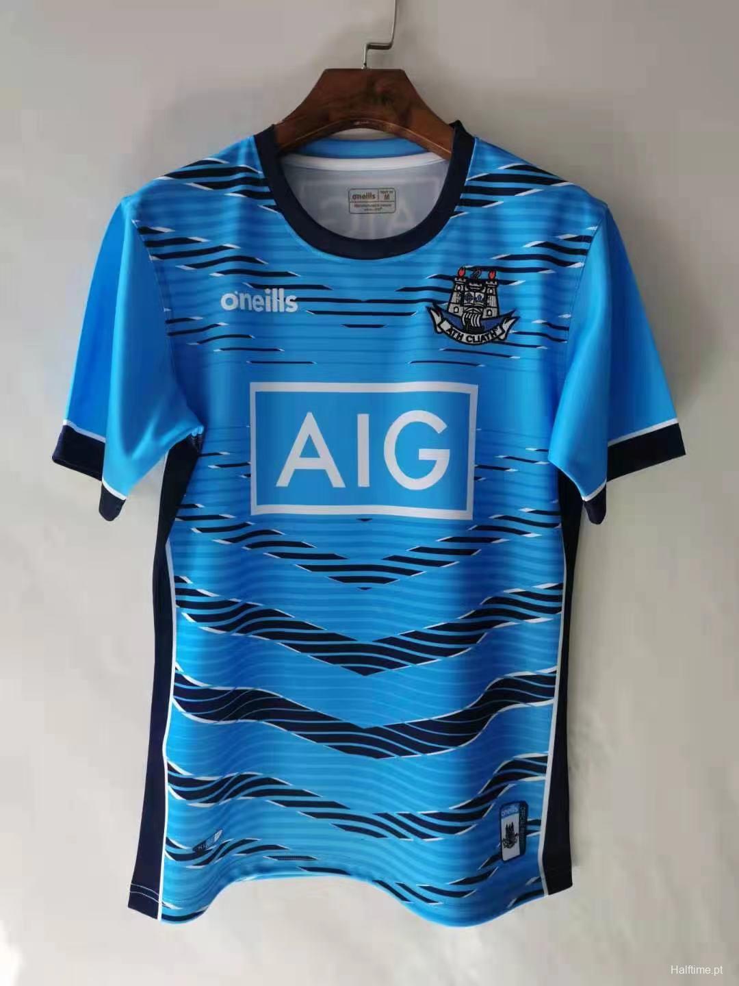 Dublin GAA 2021 Mens Training Rugby Jersey Blue