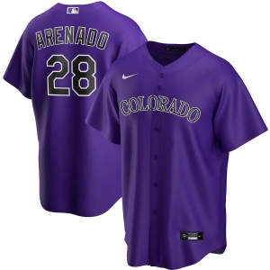 Men's Nolan Arenado Purple Alternate 2020 Player Team Jersey