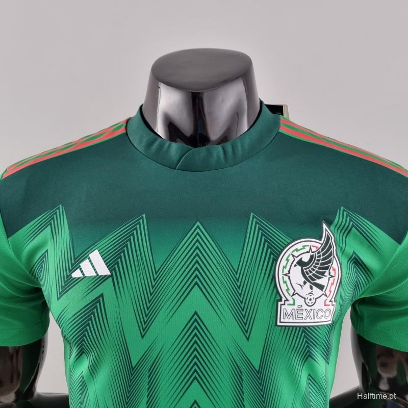 Player Version 2022 Mexico Home Soccer Jersey