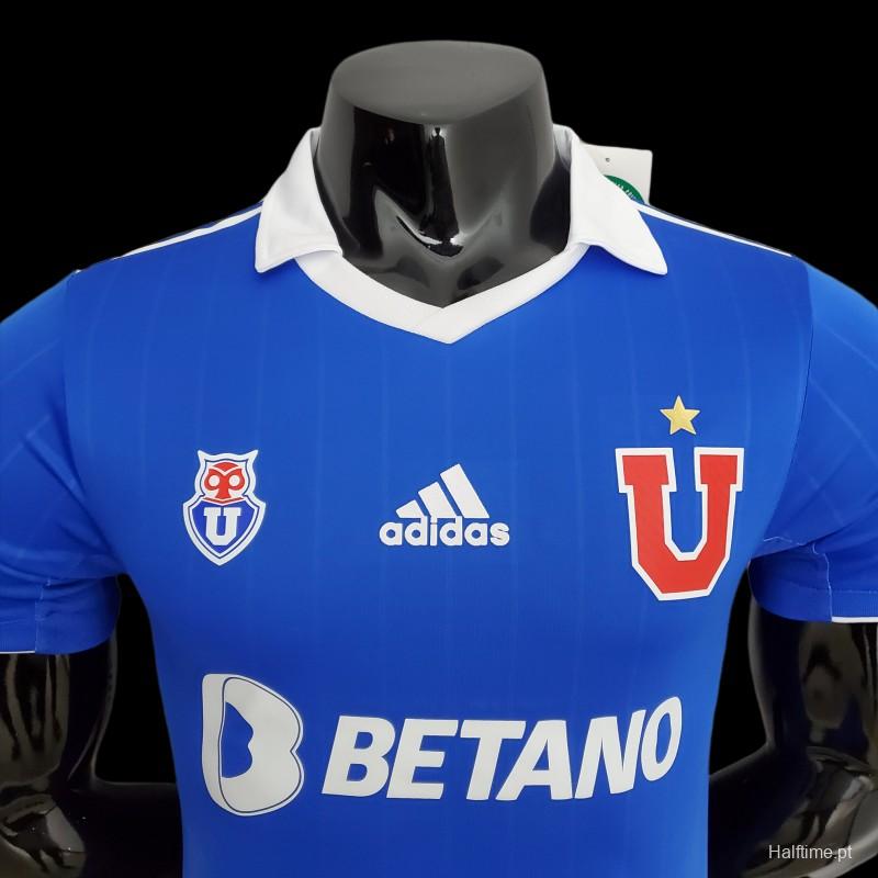 Player Version 22/23 Universidad De Chile Home  Soccer Jersey