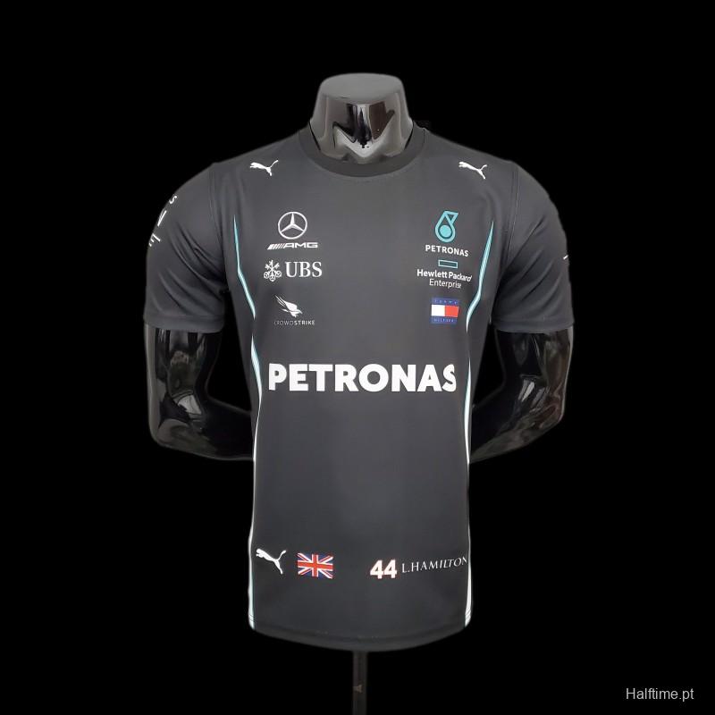 F1 Formula One Racing Suit; 2021 Mercedes Black 