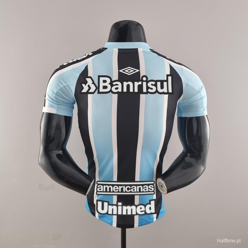 Player Version 22/23 All Sponsors Gremio Home  Soccer Jersey