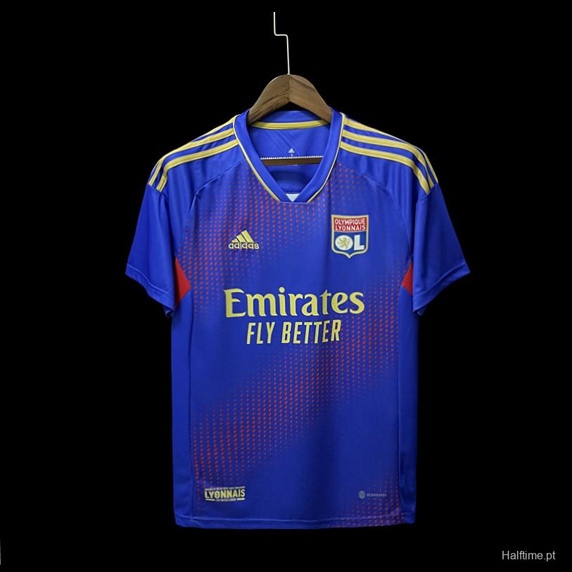 22/23 Lyon 3rd Away Soccer Jersey