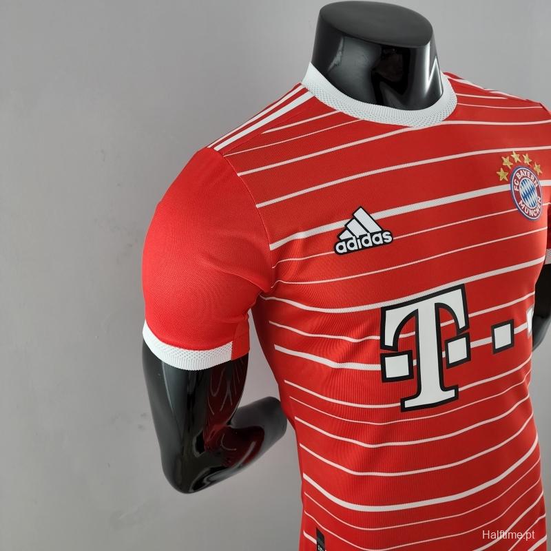 Player Version 22/23 Bayern Munich Home Soccer Jersey