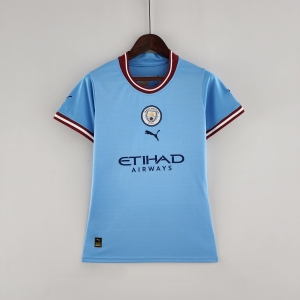 2022 Woman Manchester City Home Soccer Jersey