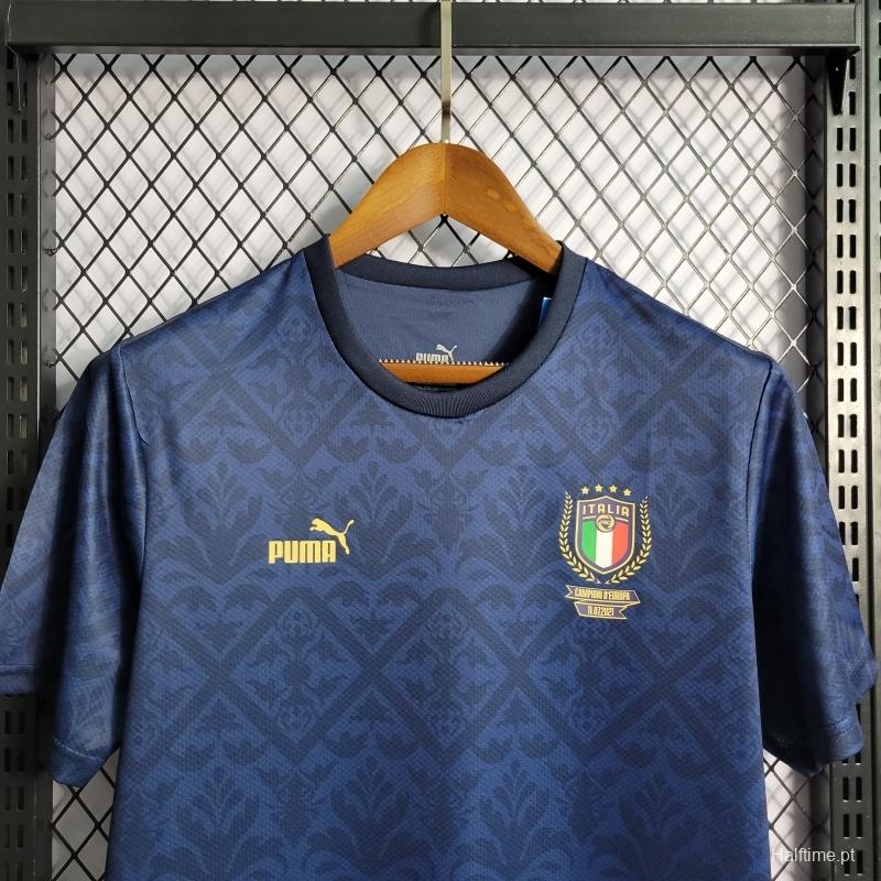 2022 Italy European Championship Special Edition Royal Blue Jersey