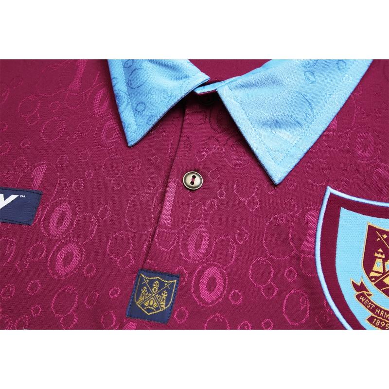 Retro 95/97 West Ham United Long Sleeve Home Jersey