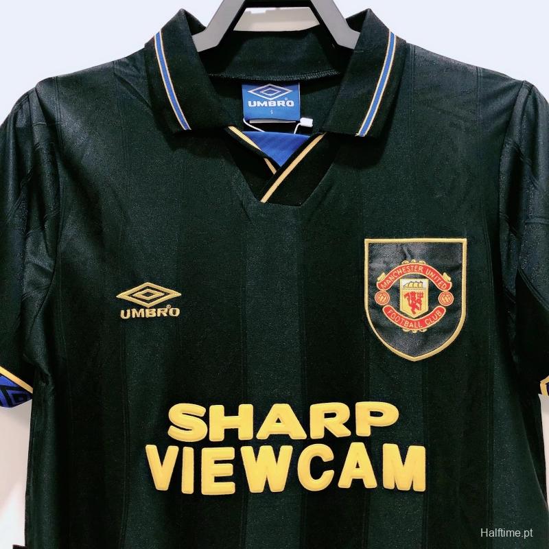 Retro 93/94 Manchester United Away Soccer Jersey