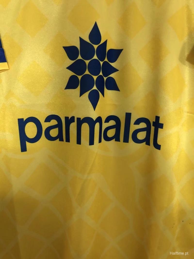 Retro 95/97 Parma Away Yellow Soccer Jersey